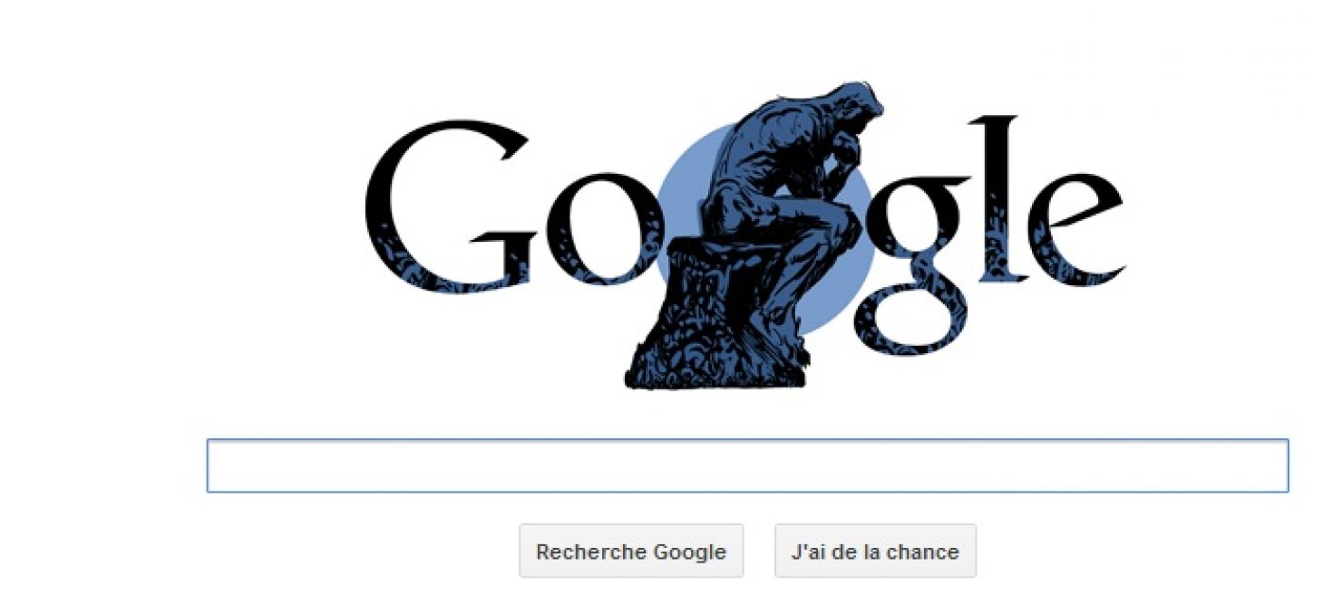 Un Doodle pour le 172e anniversaire d’Auguste Rodin