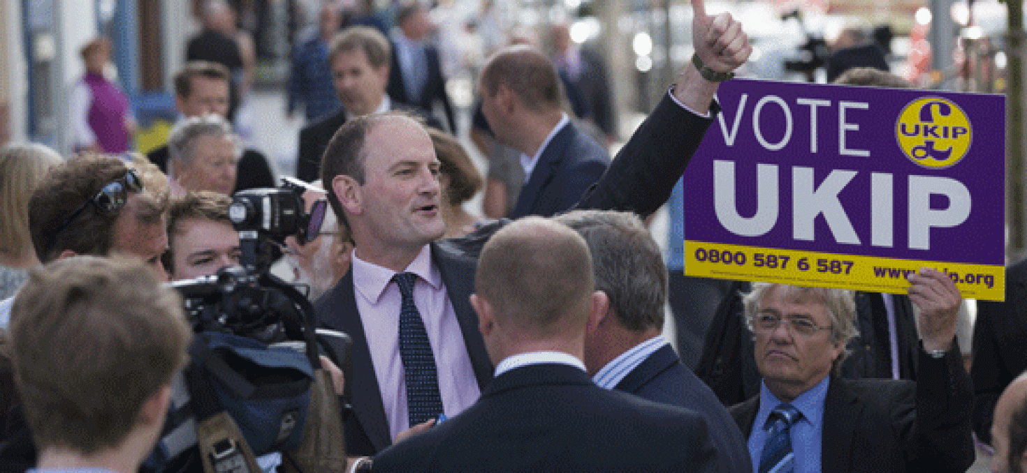 Royaume-Uni: le parti eurosceptique Ukip entre à la Chambre des communes