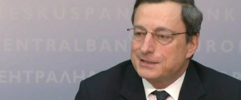 Le sourire de Mario Draghi…