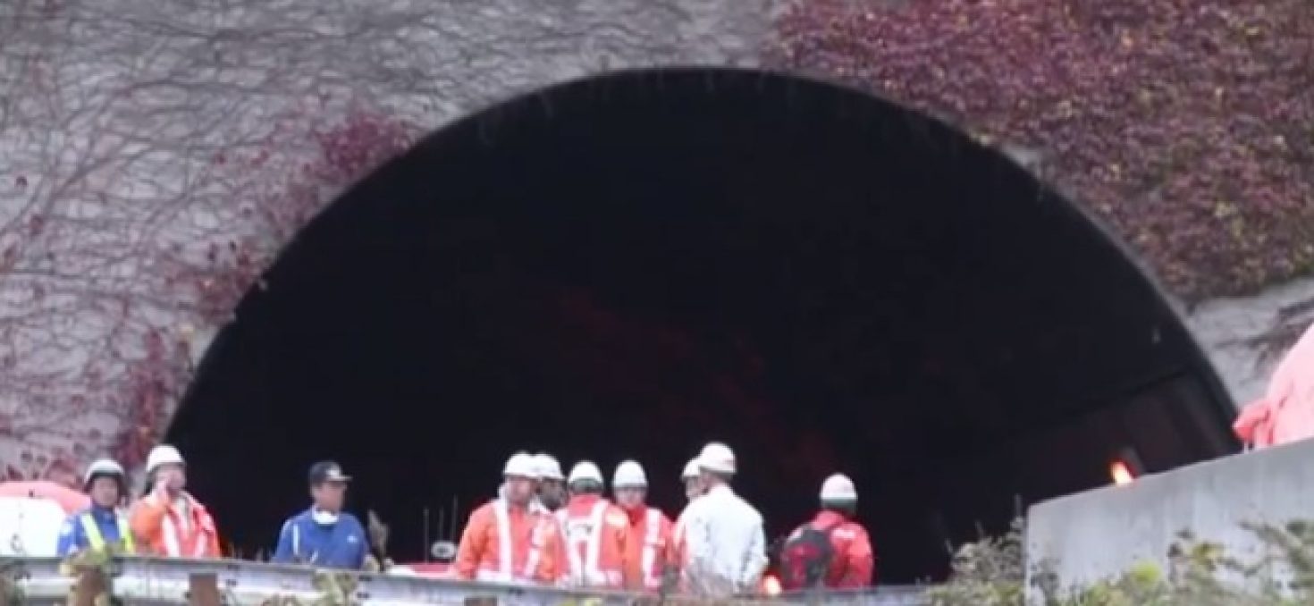 Japon: l’effondrement d’un tunnel tue neuf personnes