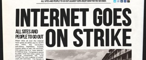 La grève du web contre le PIPA/SOPA